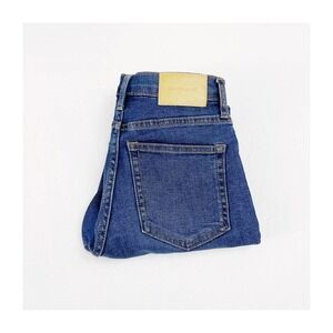 Everlane High Rise Denim Medium Wash Jean Stretch Ankle SZ24